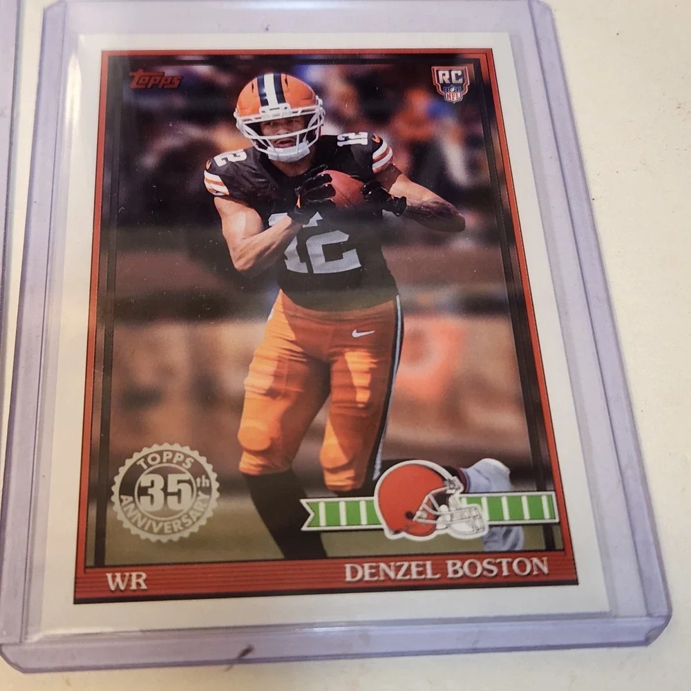 2026 Topps Flagship Denzel Boston Rookie Card Cleveland Browns RELIC Lot of 4